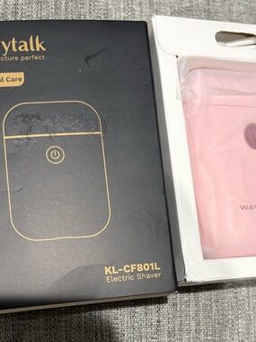 Pink Portable Electric Shaver - Wireless Personal Trimmer